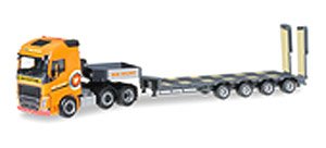(HO) ボルボ FH GI. 6x2 低床セミトレーラー `v.d.Vlist` (鉄道模型)