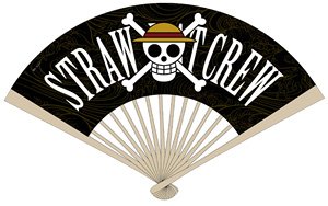 One Piece Straw Hat Crew Folding Fan (Anime Toy)