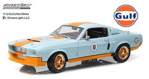 1967 Shelby GT-500 Gulf Oil - Light Blue with Orange Stripes (Shelby Hood) (ミニカー)