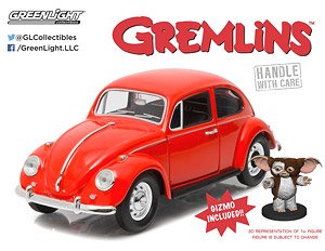 Gremlins (1984) - 1967 Volkswagen Beetle with Gizmo Figure (Diecast Car)