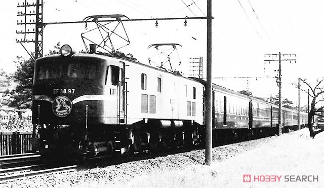 16番(HO) 国鉄 EF58形 電気機関車 タイプA1 (東芝 原型小窓 150Wヘッドライト) (組み立てキット) (鉄道模型) その他の画像1