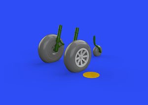 P-40B Wheel (for Airfix) (Plastic model)