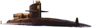 SSBN-642 USS Kamehameha (Plastic model)