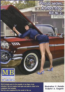 Pin-up Series `Short Stop` Shorts + Baseball Cap (Plastic model)