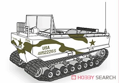 米・M29ウィーゼル装軌輸送車・レジンキット (プラモデル) その他の画像4
