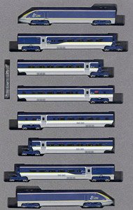 ユーロスター 新塗装 (EUROSTAR TM e300) (基本・8両セット) (鉄道模型)