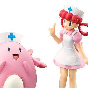 G.E.M. Series Pokemon Nurse Joy, and Chansey (PVC Figure)