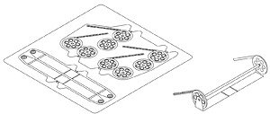 HO Hand Brake Wheel (Model Train)