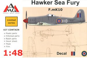 ホーカー・シーフューリーF Mk.10艦上戦闘機 (プラモデル)