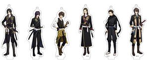 Otomate Character Acrylic Key Chain Collection Hakuoki: Shinkai Vol.1 (Set of 6) (Anime Toy)