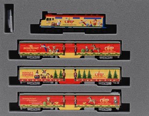 F40PH, Gallery Bi-Level Car Operation North Pole Christmas Train (ONPクリスマストレイン) (4両セット)
