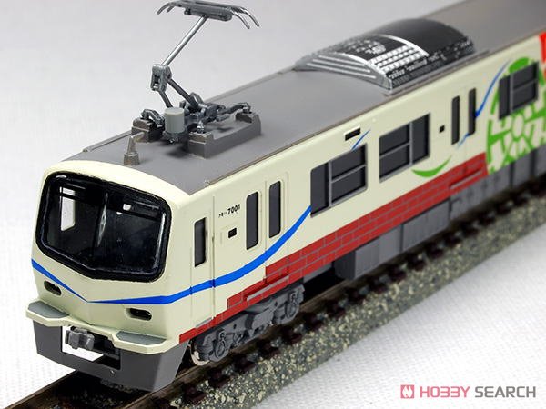 Joshin Electric Railway 7000 Style Two Car Body Kit (2-Car Unassembled Kit) (Model Train) Item picture4