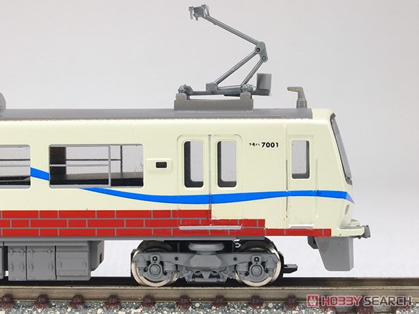Joshin Electric Railway 7000 Style Two Car Body Kit (2-Car Unassembled Kit) (Model Train) Item picture7