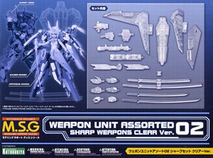 Weapon Unit Assort 02 Sharp Set Clear Ver. (Plastic model)