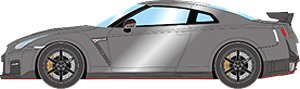 NISSAN GT-R NISMO 2017 ダークマットグレー (ミニカー)