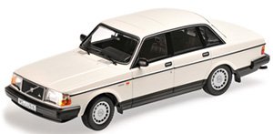 ボルボ 240 GL 1986 ホワイト 限定504台 (開閉機構なし) (ミニカー)