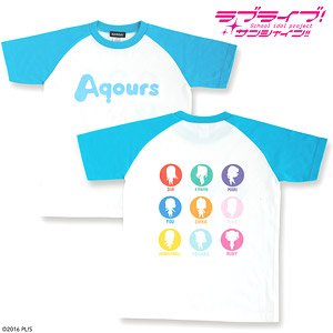 ラブライブ！サンシャイン!! Aqours(アクア) Tシャツ XL (キャラクターグッズ)