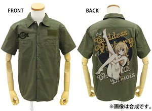 IS (Infinite Stratos) Charlotte Dunois Full Color Work Shirt Nose Art Ver. Moss M (Anime Toy)