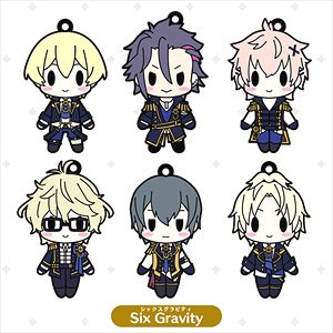 D4 Tsukiuta. The Animation Rubber Strap Collection [Six Gravity] (Set of 6) (Anime Toy)