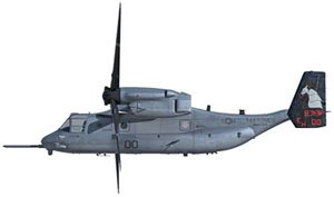 V-22 Osprey Tiltrotor model `Black Knights` (VMM-264) (完成品飛行機)