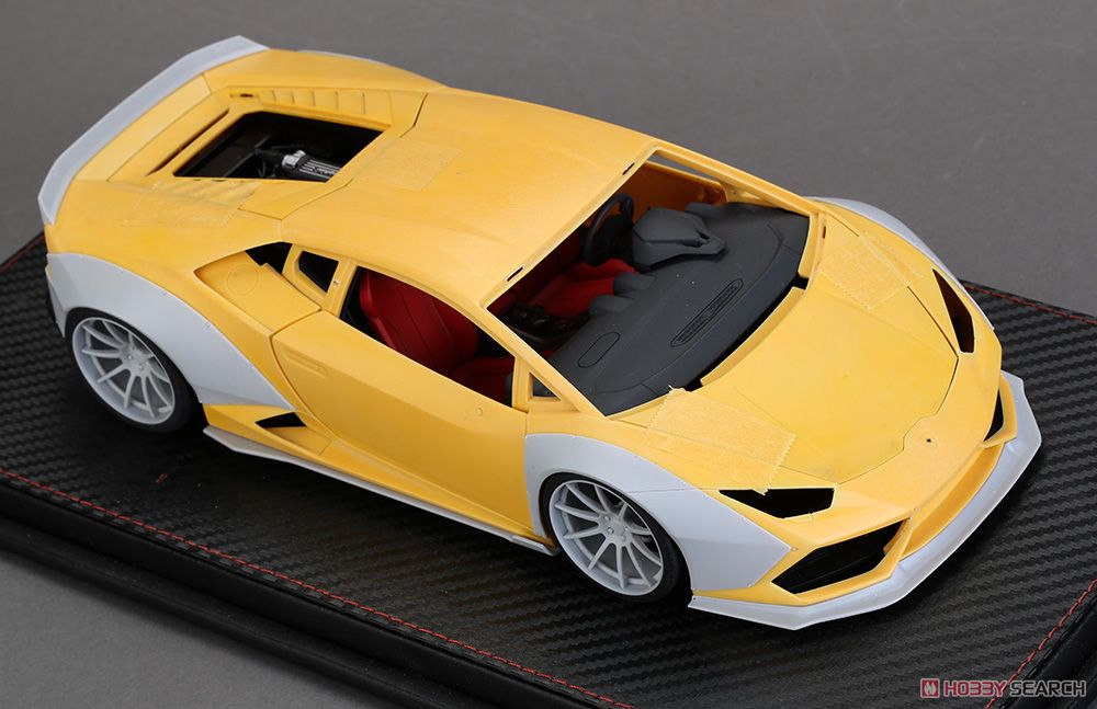 LB Performance Lamborghini Huracan ワイドボディキット (Autoart社用) (レジン＋ポリ＋デカール＋メタルパーツ) (レジン・メタルキット) 商品画像6
