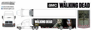 The Walking Dead (2010-Current TV Series) - Kenworth T2000 Hauler (ミニカー)