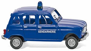 (HO) ルノー R4 Gendarmerie (フランス警察) (Gendarmerie - Renault R4) (鉄道模型)