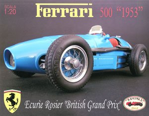 フェラーリ 500 1953年 ルイー・ロシエ イギリスF1GP (レジン・メタルキット)