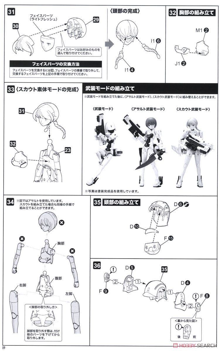 WISM Soldier Assault/Scout (Plastic model) Assembly guide5