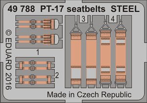 PT-17 Seat Belt Made of Stainless Steel (for Revell) (Plastic model)
