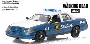The Walking Dead (2010-Current TV Series) - Rick and Shane`s 2001 Ford Crown Victoria Police (ミニカー)
