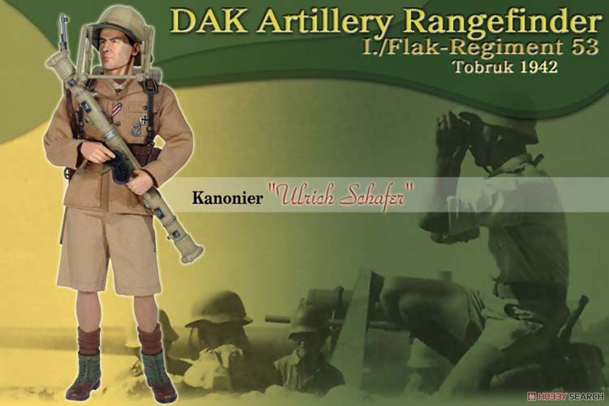 WW.II ドイツアフリカ軍団 第53高射砲連隊 第I大隊 測距手 `ウルリッヒ・シェーファー` トブルク 1942 (ドール) 商品画像2