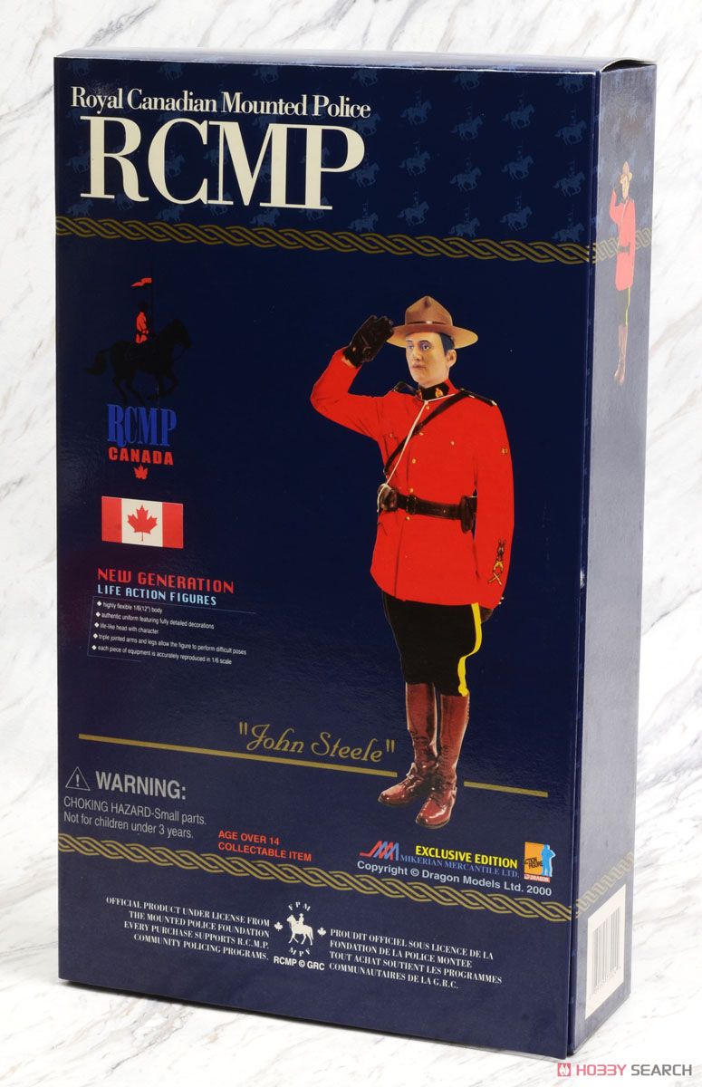RCMP 王立カナダ騎馬警察 `ジョン・スティール` (ドール) パッケージ2