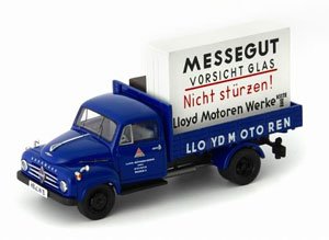 Borgward B1500 ピックアップトラック `Lloyd` ブルー (ミニカー)