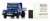 Borgward B1500 ピックアップトラック `Lloyd` ブルー (ミニカー) 商品画像1