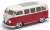 VW T1 Bus Low Rider (Red) (Diecast Car) Item picture1