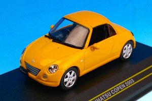 ダイハツ コペン 2004 イエロー (ミニカー)