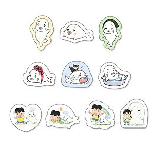 Shonen Ashibe Go! Go! Goma-chan Puku Puku Brooch (Set of 10) (Anime Toy)