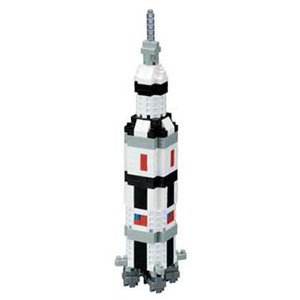 Nanoblock Saturn V Rocket (Block Toy)