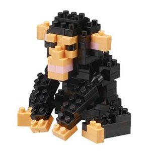 Nanoblock Chimpanzee (Block Toy)