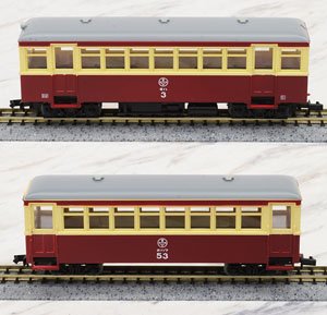 鉄道コレクション ナローゲージ80 富井電鉄猫屋線 キハ1・ホハフ50形 旧塗装 (鉄道模型)