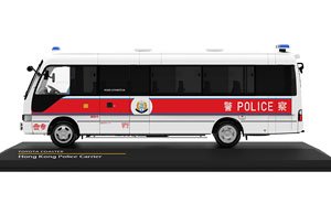 Toyota coaster Long wheel police vehicle (Diecast Car)