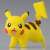 Monster Collection Pikachu (Battle Pose) (Character Toy) Item picture2
