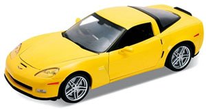 Chevrolet Corvette Z06 2007 (Yellow) (Diecast Car)