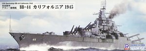 米海軍 戦艦 BB-44 カリフォルニア 1945 (プラモデル)