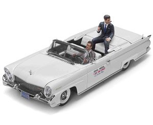 リンカーン コンチネンタル MkIII 1958 コンバーチブル 1960年 J.F.K in オレゴン (ミニカー)