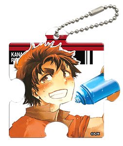 All Out!! Puzzle Type Clear Charm Kenji Gion (Anime Toy)