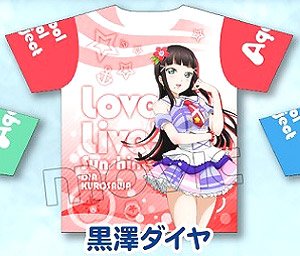 Love Live! Sunshine!! Full Graphic T-shirt (D) Dia Kurosawa (Anime Toy)