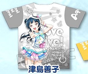 Love Live! Sunshine!! Full Graphic T-shirt (F) Yoshiko Tsushima (Anime Toy)