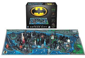 バットマン/ ゴッサムシティ 3Dパズル＆ミニチュア (パズル、ちえのわ)